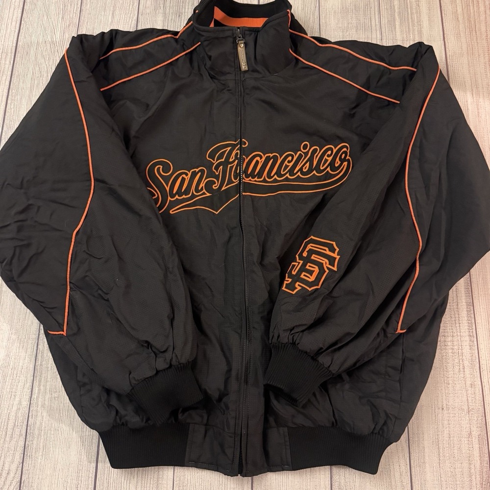 2000s Majestic Authentic San Francisco Giants Dugout Jacket 2XL Vintage Y2K RARE